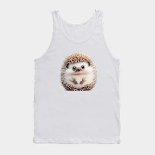 Hedgehog Cute Adorable Humorous Illustration Tank Top